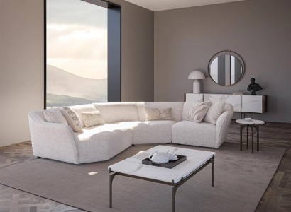 U-shape Sofa Couch Upholstery Suite Living room Design Corner sofa new Coffee table
